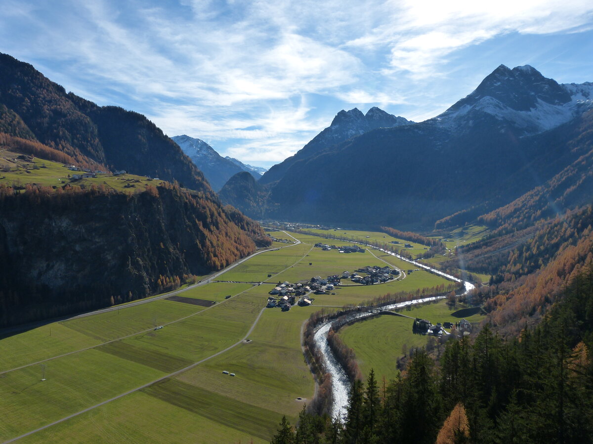 Blick ins Tal bei Längenfeld